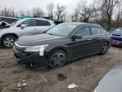 Honda salvage cars for sale: 2017 Honda Accord Touring