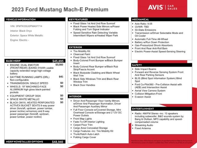 2023 Ford Mustang MACH-E Premium