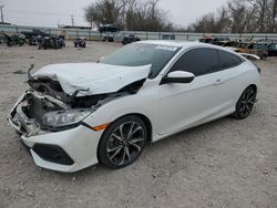 Salvage cars for sale from Copart Oklahoma City, OK: 2017 Honda Civic SI