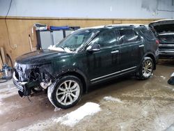 Salvage cars for sale at Kincheloe, MI auction: 2013 Ford Explorer XLT