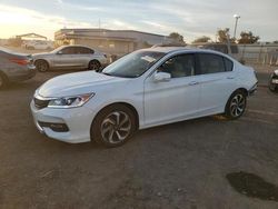 Salvage cars for sale at San Diego, CA auction: 2017 Honda Accord EXL