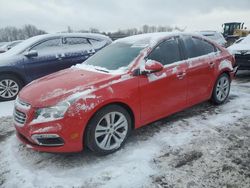 Salvage cars for sale at auction: 2015 Chevrolet Cruze LTZ