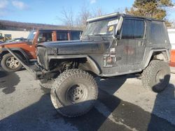 Salvage cars for sale at Grantville, PA auction: 1998 Jeep Wrangler / TJ Sahara