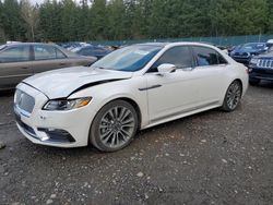 Lincoln Vehiculos salvage en venta: 2017 Lincoln Continental Select