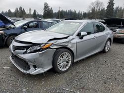 Salvage cars for sale at Graham, WA auction: 2018 Toyota Camry L