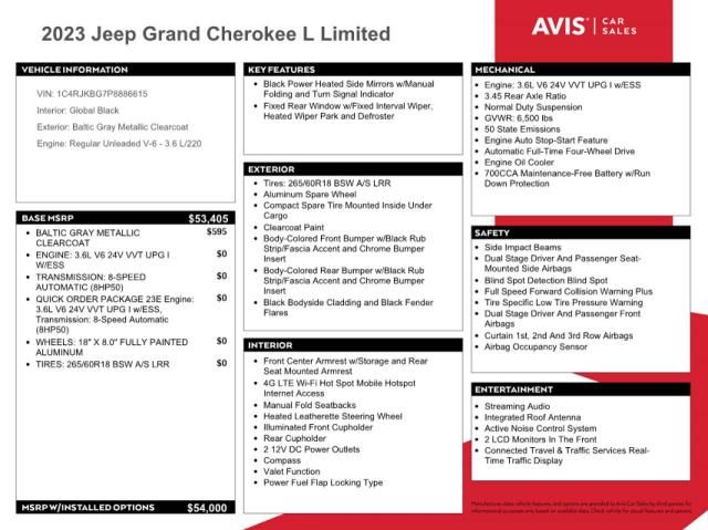 2023 Jeep Grand Cherokee L Limited