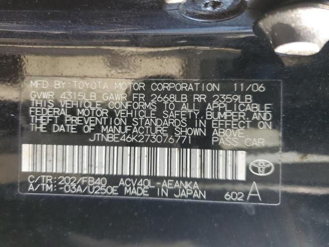 2007 Toyota Camry CE