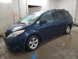 Salvage cars for sale at Madisonville, TN auction: 2012 Toyota Sienna LE