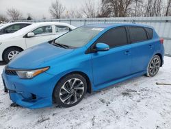 Salvage cars for sale from Copart Ontario Auction, ON: 2018 Toyota Corolla IM