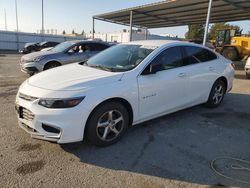 Salvage cars for sale at Sacramento, CA auction: 2016 Chevrolet Malibu LS