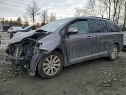 Toyota Sienna xle salvage cars for sale: 2015 Toyota Sienna XLE