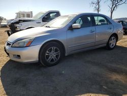 Salvage cars for sale from Copart San Martin, CA: 2006 Honda Accord EX