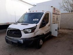 Salvage trucks for sale at Colton, CA auction: 2017 Ford Transit T-350 HD