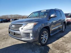 Salvage cars for sale at Assonet, MA auction: 2013 Lexus LX 570