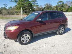 Salvage cars for sale at Fort Pierce, FL auction: 2009 Hyundai Santa FE GLS