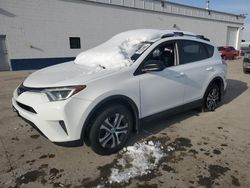 Salvage cars for sale at Farr West, UT auction: 2017 Toyota Rav4 LE