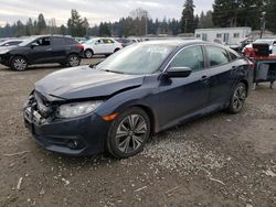 Honda salvage cars for sale: 2016 Honda Civic EX