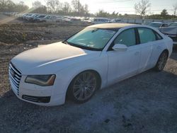 Salvage cars for sale at Riverview, FL auction: 2012 Audi A8 L Quattro