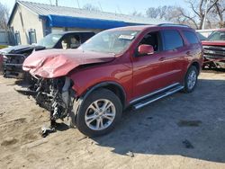 Salvage cars for sale at Wichita, KS auction: 2011 Dodge Durango Crew