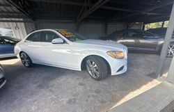 Salvage cars for sale from Copart Apopka, FL: 2015 Mercedes-Benz C300