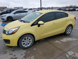 Salvage cars for sale from Copart Grand Prairie, TX: 2016 KIA Rio LX