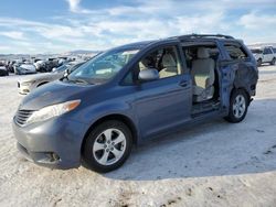 Salvage cars for sale at Helena, MT auction: 2016 Toyota Sienna LE