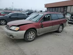 Salvage cars for sale at Fort Wayne, IN auction: 2002 Subaru Legacy Outback H6 3.0 LL Bean