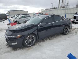 Chevrolet salvage cars for sale: 2021 Chevrolet Malibu LT