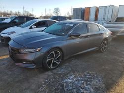 Salvage cars for sale at Bridgeton, MO auction: 2019 Honda Accord Sport