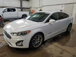 Ford Fusion Titanium salvage cars for sale: 2019 Ford Fusion Titanium