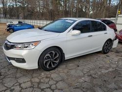 Salvage cars for sale from Copart Austell, GA: 2016 Honda Accord EXL