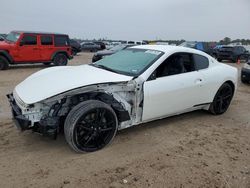 Salvage cars for sale at Houston, TX auction: 2018 Maserati Granturismo S