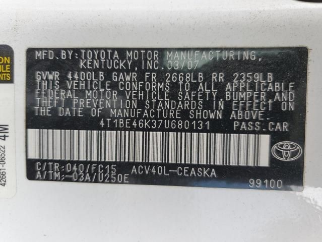 2007 Toyota Camry CE