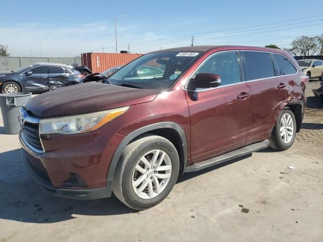 2014 Toyota Highlander LE