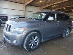 Salvage cars for sale at Houston, TX auction: 2014 Infiniti QX80