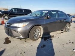 Salvage cars for sale at Grand Prairie, TX auction: 2016 Toyota Camry LE