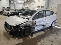 Hyundai salvage cars for sale: 2015 Hyundai Accent GS