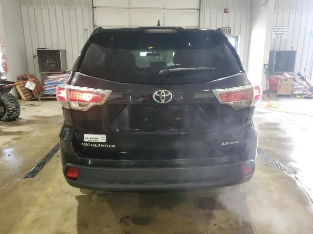 2015 Toyota Highlander LE