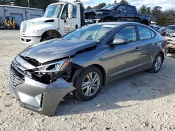 Salvage cars for sale at Mendon, MA auction: 2020 Hyundai Elantra SEL