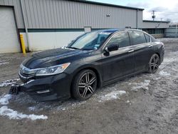 Salvage cars for sale at Leroy, NY auction: 2016 Honda Accord Sport