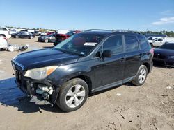 Salvage cars for sale from Copart Houston, TX: 2014 Subaru Forester 2.5I Premium