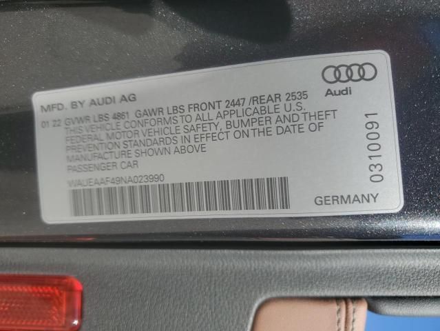 2022 Audi A4 Premium Plus 45