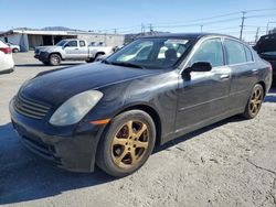 Salvage cars for sale at Sun Valley, CA auction: 2003 Infiniti G35