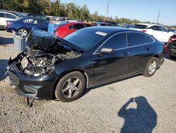 Salvage cars for sale from Copart Riverview, FL: 2018 Chevrolet Malibu LS