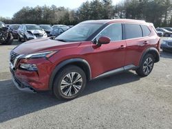 Salvage cars for sale at Exeter, RI auction: 2021 Nissan Rogue SV