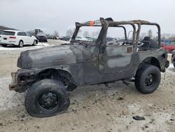 Salvage cars for sale at West Warren, MA auction: 1998 Jeep Wrangler / TJ SE