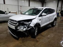 Salvage cars for sale at West Mifflin, PA auction: 2019 Ford Escape SE