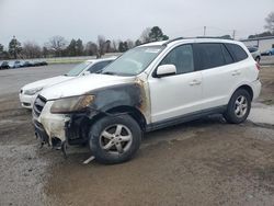 Salvage cars for sale at auction: 2008 Hyundai Santa FE GLS