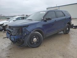 Salvage cars for sale at Kansas City, KS auction: 2015 Ford Explorer Police Interceptor