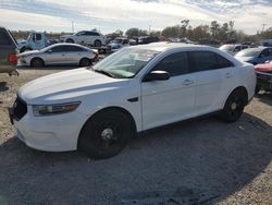 Salvage cars for sale at Riverview, FL auction: 2015 Ford Taurus Police Interceptor